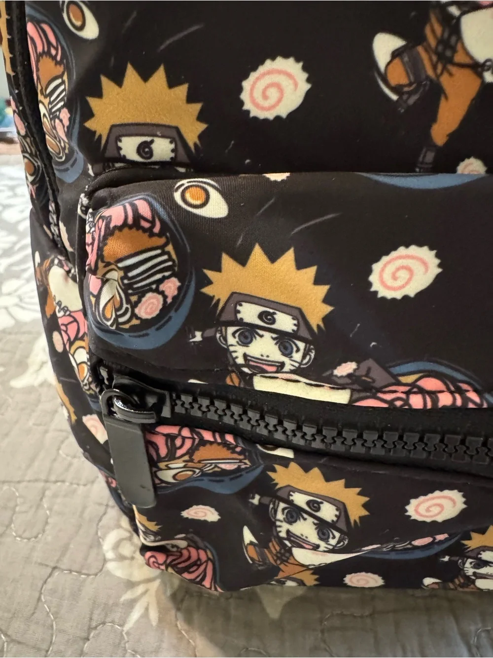Naruto Anime-Print Mini Backpack - BlackNWT